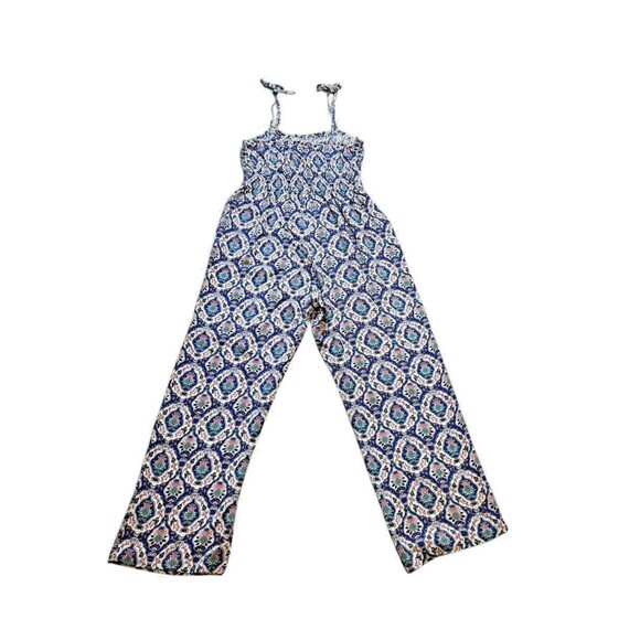 Japna Wide Leg Jumpsuit Women's Size Large Boho Festival Rayon - Romper - Strap - Picture 2 of 10